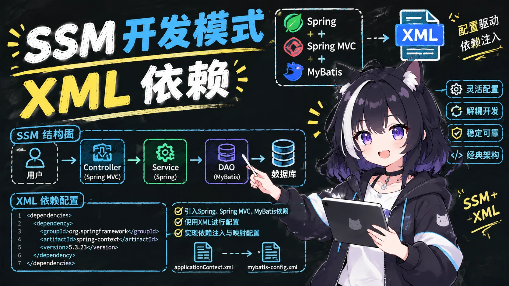 SSM开发模式XML依赖 - 封面图